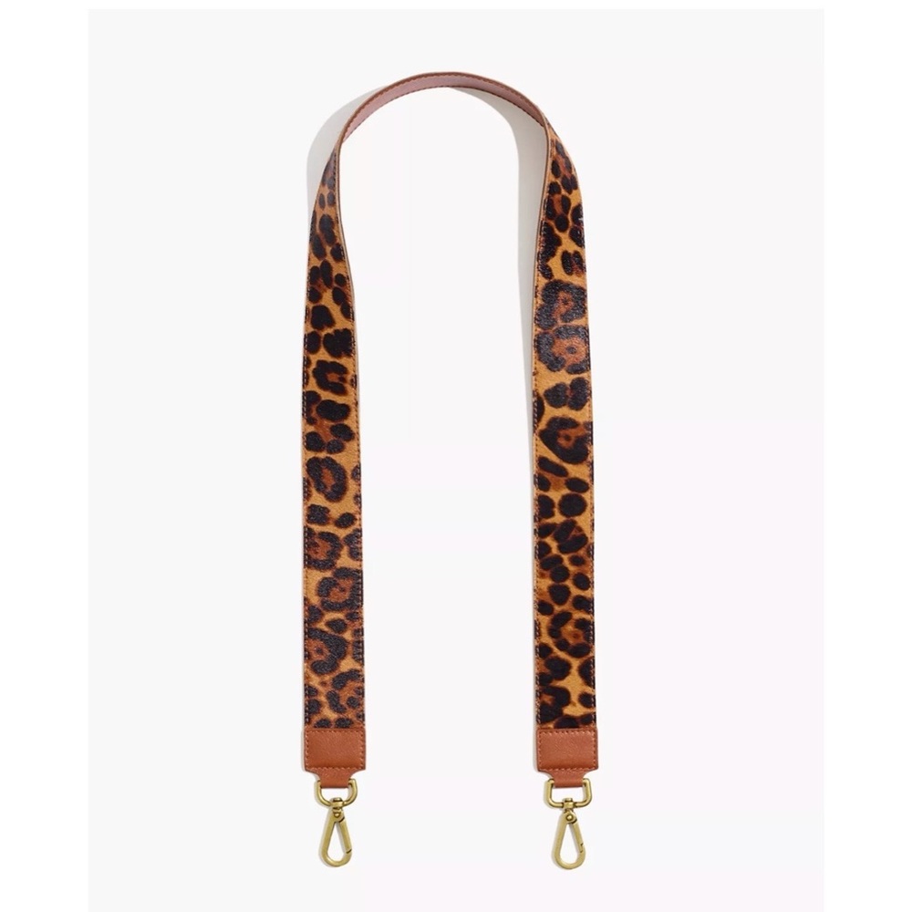 NWOT Madewell Leopard Calf Hair Crossbody Bag Strap